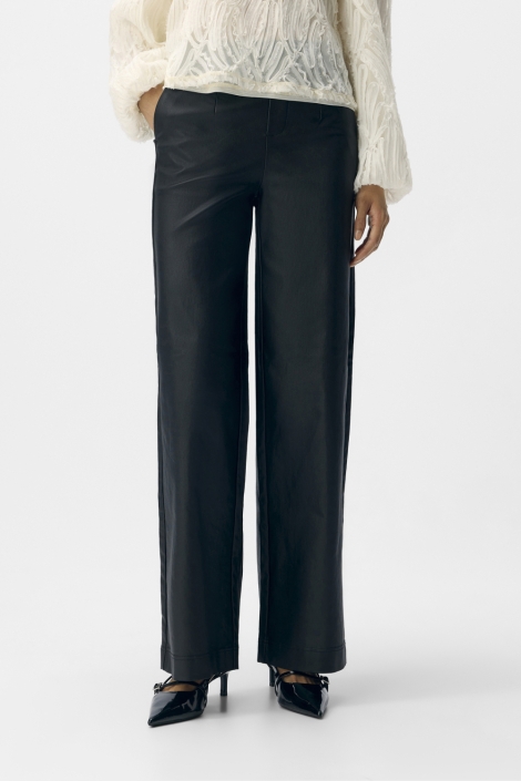 Object objmelba lisa wide coated pant noos